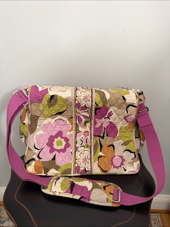 Vera Bradley Handbags - Vera Bradley Floral Quilted Crossbody Messenger Diaper Bag "Portobello Road"